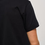 T-shirt uomo nera con cuore rosso AXT108 BLACK COMME DES GARCON PLAY 