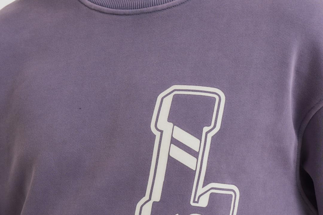 Felpa uomo girocollo lilla LDM200186 365365GREYSTONE LES DEUX 