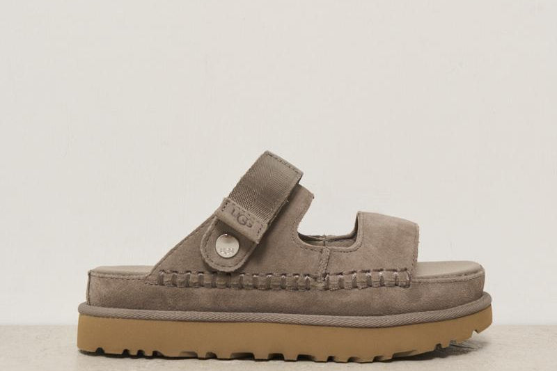 Sandalo donna platform Goldenstar Glide tortora 1167399 SMOKE PLUME UGG 