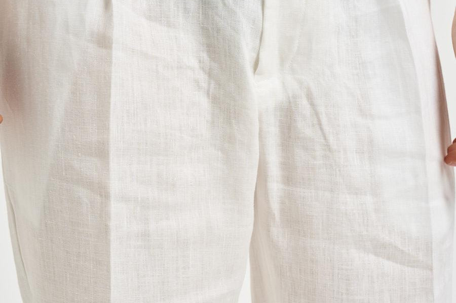Abito uomo bianco in lino MERINI ABS707BIANCO ACCADEMIE TESSILI 