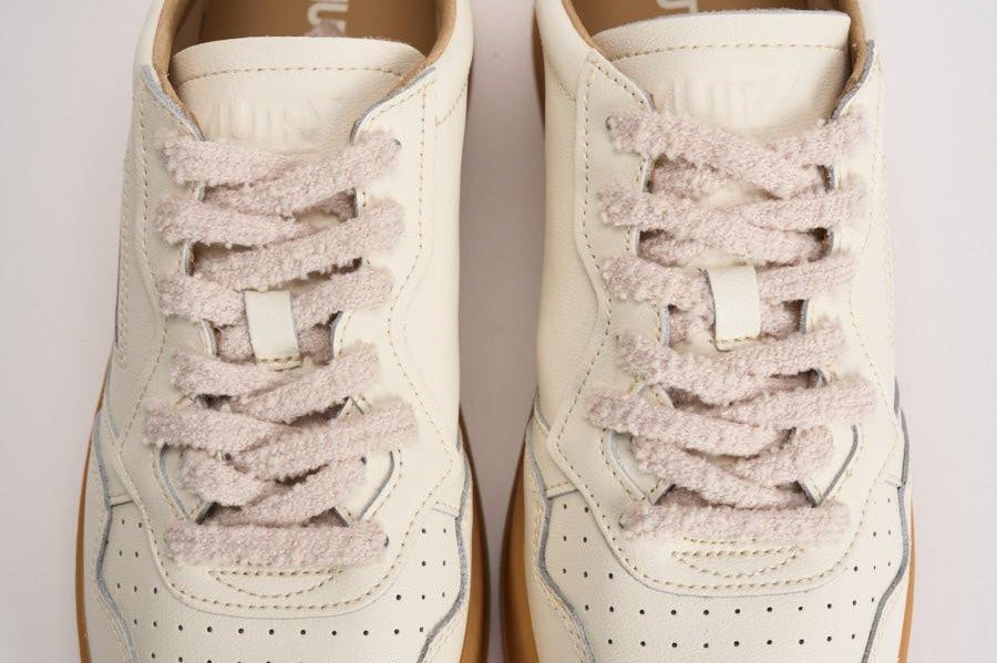 Sneakers uomo Medalist Low bianca e grigia AULM BD01 AUTRY 