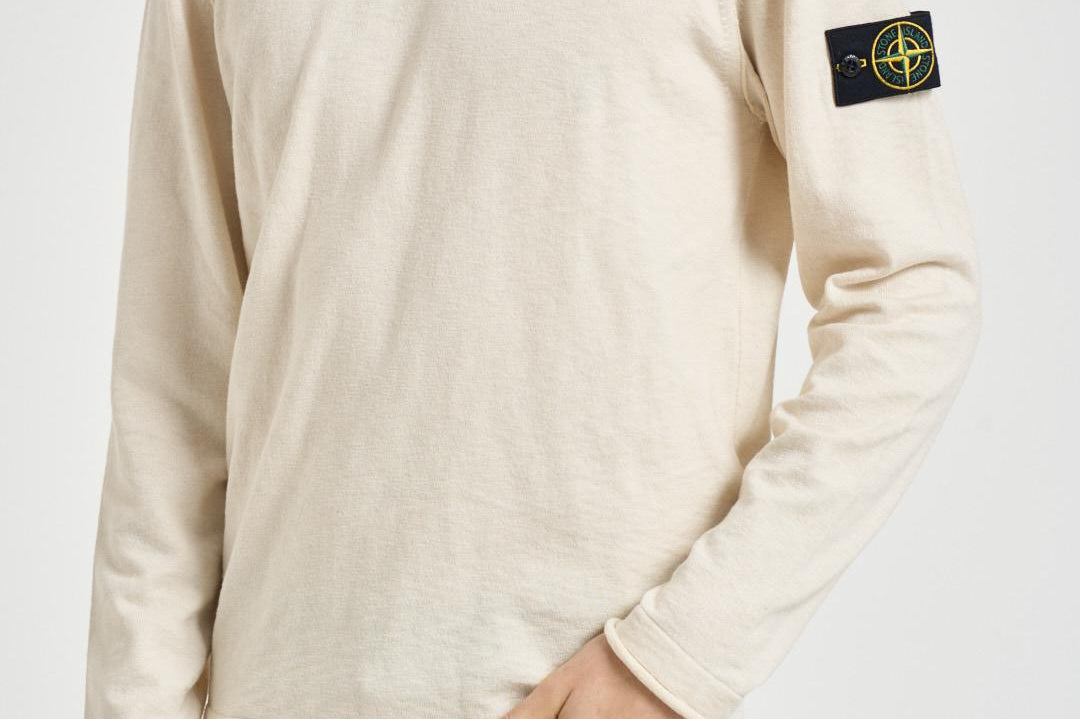 Maglia uomo girocollo panna 5100052 S00B0V0093 STONE ISLAND 