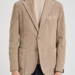 Giacca uomo in velluto fango GL797MF 340612P SANTANIELLO 