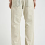 Jeans uomo gamba dritta in denim chiaro<BR/> GMP01636 P00234915929 GOLDEN GOOSE 