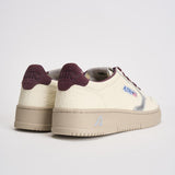 Sneakers donna Medalist panna e bordeaux AULW NE19 AUTRY 