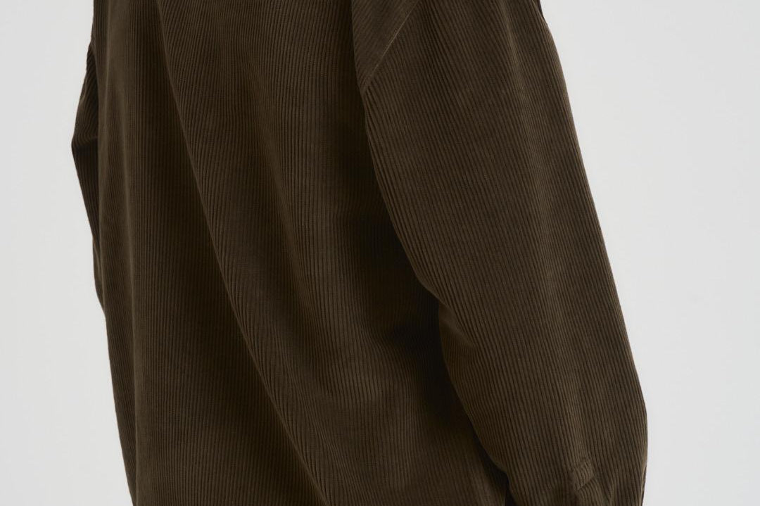 Camicia uomo a coste verde bosco 1200012 S0212V0054 STONE ISLAND 