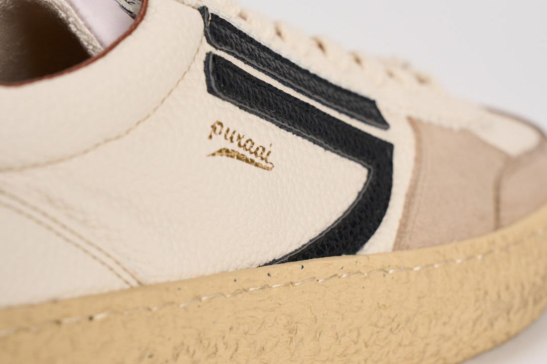 Sneakers donna Vintage Vegan Leather panna PU101V029 OSSO PURAAI 