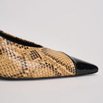 Slingback donna in pelle pitonata 1159843091 JOJOBA3091 ROTATE 