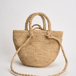 Borsa donna Arona in rafia beige ARONA TEA IBELIV 