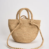 Borsa donna Arona in rafia beige ARONA TEA IBELIV 