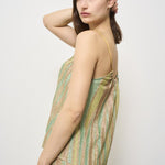 Top donna lamé verde 13920 6014 FORTE FORTE 