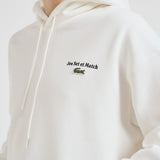 Felpa con cappuccio uomo panna SH5947 70V LACOSTE 