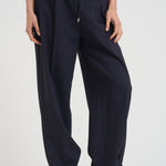 Pantaloni donna gamba dritta blu notte N87 N08 LIVIANA CONTI 
