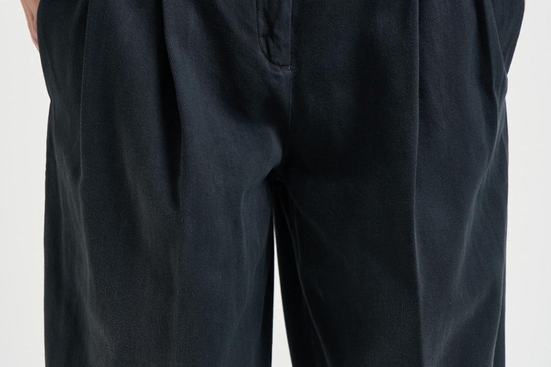 Pantalone donna Flavia blu navy GWP01203 P00234790100 GOLDEN GOOSE 