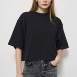 T-shirt girocollo Myers nera 10920 BLK26 ANINE BING 