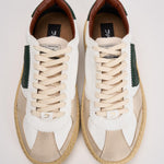 Sneakers donna Vintage Vegan Leather bianche e verdi PU101V020 VISCHIO PURAAI 