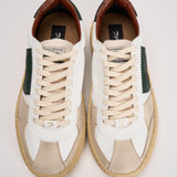 Sneakers donna Vintage Vegan Leather bianche e verdi PU101V020 VISCHIO PURAAI 