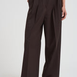 Pantalone donna wide leg marrone D232492 LILIUXY086MORO P.a.r.o.s.h. 