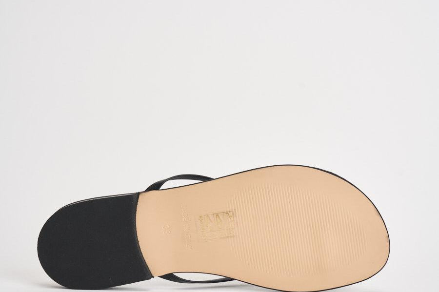 Sandalo donna infradito nero 10165 MORO ACCADEMIE TESSILI 