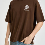 T-shirt uomo girocollo marrone 710A13265 004 RALPH LAUREN 