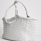 Borsa tote donna Nantucket bianca 8822 WHITE DRAGON DIFFUSION 