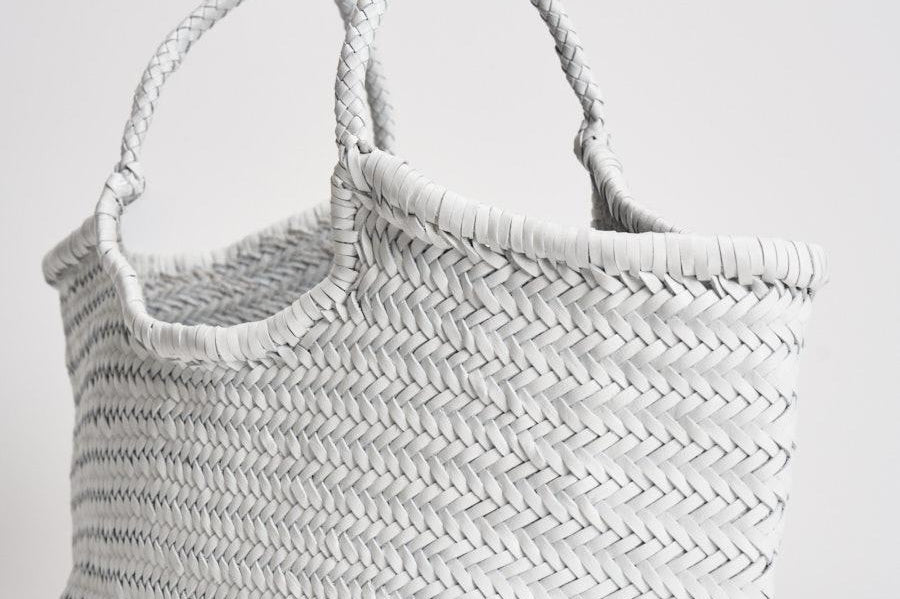 Borsa tote donna Nantucket bianca 8822 WHITE DRAGON DIFFUSION 