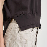 T-shirt donna in maglia marrone F6SA35 Y68 LIVIANA CONTI 