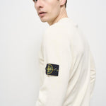 Maglia uomo girocollo panna 5100062 S00B9V0093 STONE ISLAND 