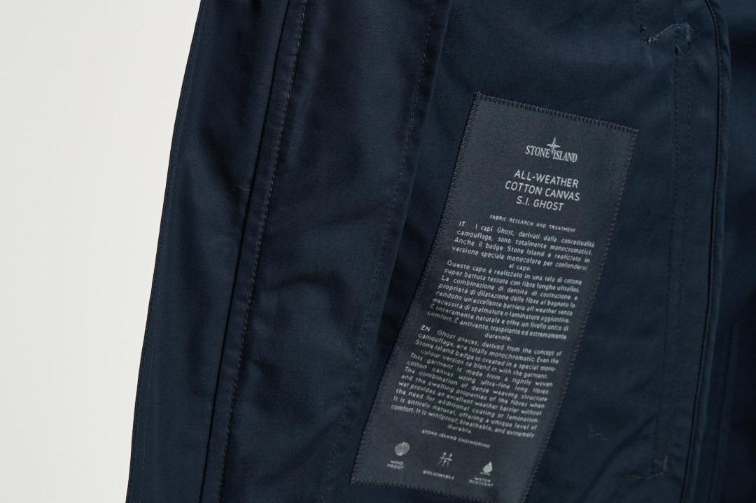 Giacca uomo con cappuccio blu 4100037 S0F01V0020 STONE ISLAND 