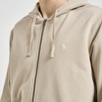 Felpa uomo beige con cappuccio 710916692 019 RALPH LAUREN 