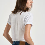 T-shirt donna Koldia girocollo in lino bianca TS0315FA A1N09E20WH MARANT ETOILE 