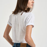 T-shirt donna Koldia girocollo in lino bianca TS0315FA A1N09E20WH MARANT ETOILE 