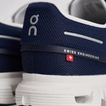 Sneakers uomo Cloud 6 blu 3MF10070692 MIDNIGHTWHITE ON RUNNING 