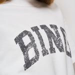 Felpa donna girocollo Jay bianca 11002 OFW1 ANINE BING 