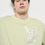 T-shirt uomo girocollo verde MLM41066 37 REPRESENT 