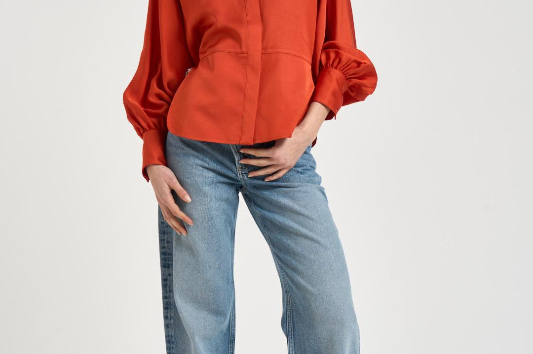 Camicia donna arancione UDONIA ORA3326S IRO 