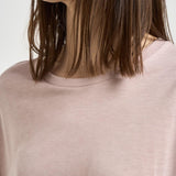 T-shirt donna girocollo rosa cipria JG000312D 520564035 HERNO 