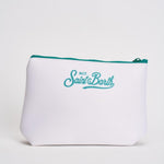 Pochette donna Forte Dei Marmi bianca e verde acqua ALINE 02579L MC2 SAINT BARTH 