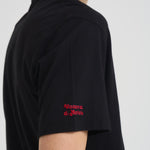 T-shirt uomo girocollo nera con ricamo ARNOTTWM DAIF00EMB MC2 SAINT BARTH 
