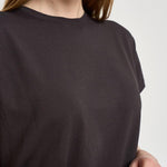T-shirt donna in maglia marrone F6SA35 Y68 LIVIANA CONTI 