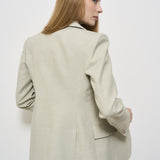 Blazer donna gesso Raisa monopetto D420267 RAISA25038 P.a.r.o.s.h. 