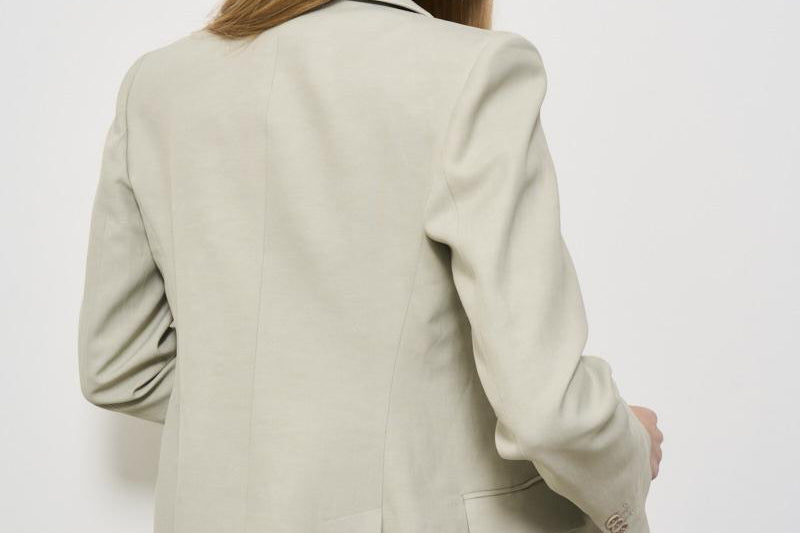 Blazer donna gesso Raisa monopetto D420267 RAISA25038 P.a.r.o.s.h. 