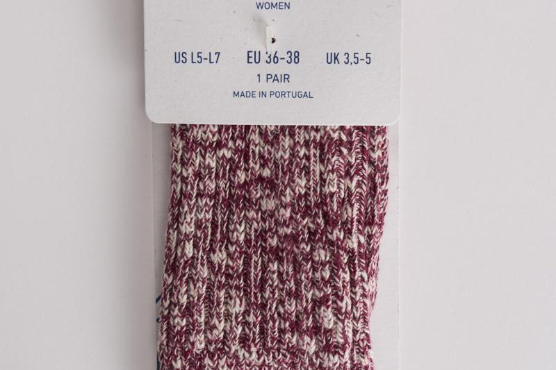 Calze donna mélange bordeaux 1030807 BORDEAUX BIRKENSTOCK 