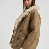 Giubbotto donna Clea beige MA0427FA C3A01E50TA MARANT ETOILE 