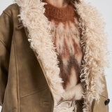 Giubbotto donna Clea beige MA0427FA C3A01E50TA MARANT ETOILE 