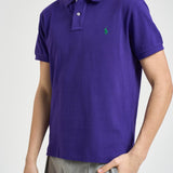 Polo uomo viola 710795080 028 RALPH LAUREN 