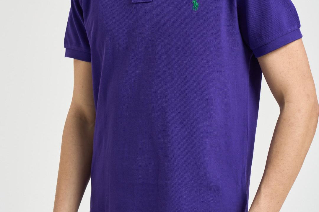 Polo uomo viola 710795080 028 RALPH LAUREN 