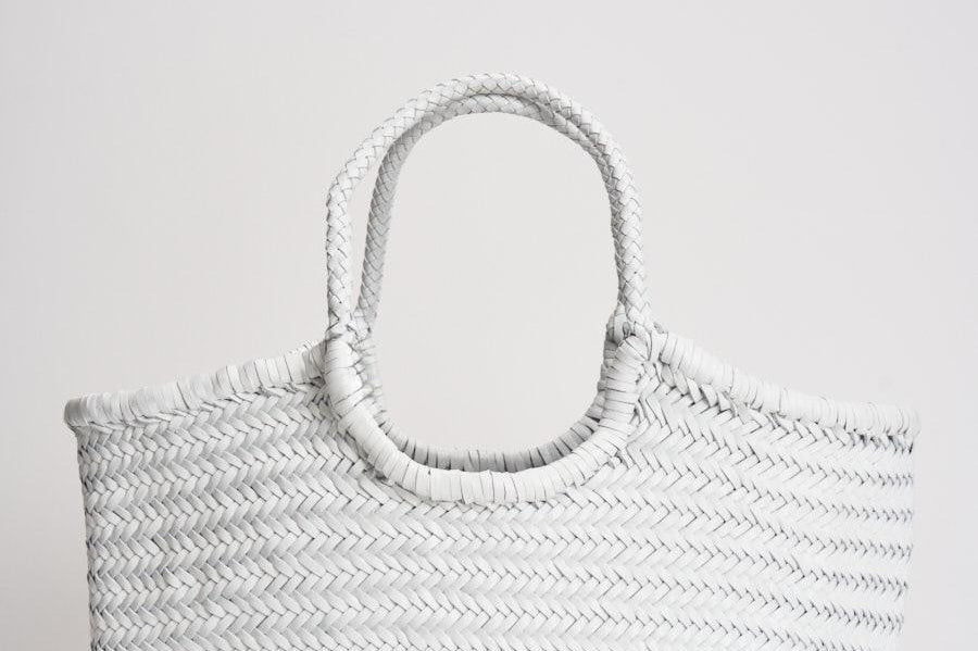 Borsa tote donna Nantucket bianca 8822 WHITE DRAGON DIFFUSION 