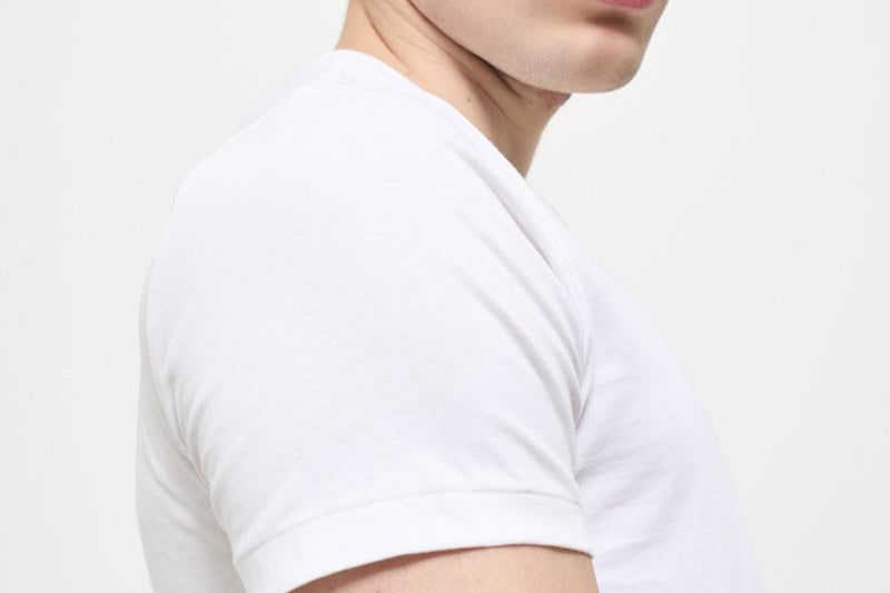 T-shirt girocollo uomo bianca 710680785 003 RALPH LAUREN 