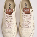 Sneakers donna Medalist panna, beige e bordeaux AULW NE10 AUTRY 